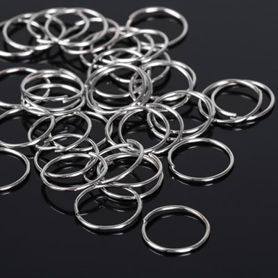 Кольца соединительные металл 8мм 3г Цв. серебро  - фото 8092