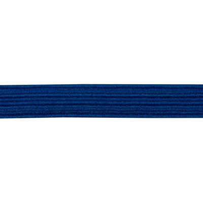 Тесьма-резинка плетеная 8мм*10м т.синий - фото 8243