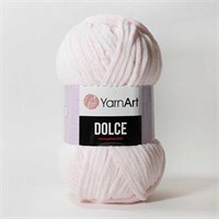 Пряжа "Dolce" 100% микрополиэстер 120м/100гр №781 св. розовый 25341