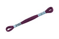 Нитки д/вышивания "Gamma" мулине 100% хлопок 8м №3102 гр.фиолетовый
