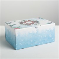 Складная коробка «Снежной зимы», 22*15*10см