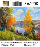 Картина рис. по номерам 30*40см SQ5797 23973