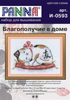 Панна н-р д/вышивки благополучие в доме И-0593  14092