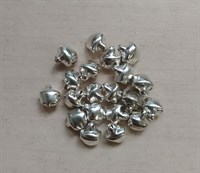 колокольчики металл серебро н-р 7*9мм 20шт 