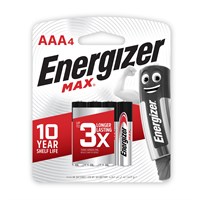 Батарейки ENERGIZER Max Alkaline AAА 4шт 