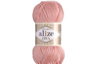 Пряжа Alize Diva 100% микрофибра цв.145 Персик