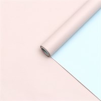 Бумага упаковочная крафт, двухсторонняя, пастельно-серо-голубой, 0.55*10м, 70г/м²