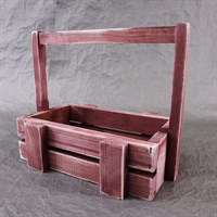 Деревянный ящик с эффектом старения "MODERN MAN" 320*200*260 мм цвет махагон