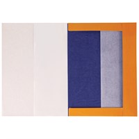 Бумага копировальная бумага OfficeSpace, А4, 50л, синяя				