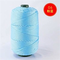 Шнур полиэфирный 3 мм бобина 240 гр цвет голубой