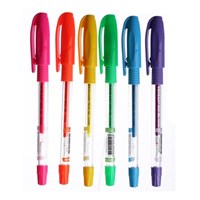 Ручка гелевая Pensan Neon Gel, узел 1мм, цв. микс