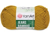 Пряжа YarnArt Jeans Bamboo 50% бамбук/50% акрил 50г, Цв.131 Горчица