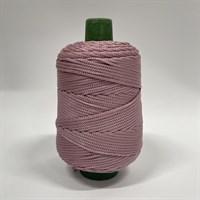 Шнур полиэфирный 3 мм бобина 240 гр цвет пыльная роза