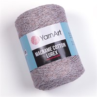 Пряжа YarnArt Macrame Cotton Lurex 75% хлопок/13% полиэстер/12% металлик 250г №727