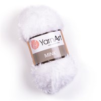 YarnArt Mink 100% полиамид, 50г/75м №345 Белый