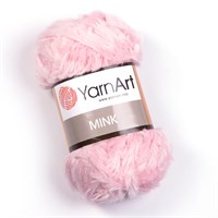 YarnArt Mink 100% полиамид, 50г/75м №347 Розовый