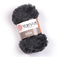 YarnArt Mink 100% полиамид, 50г/75м №343 Т.серый