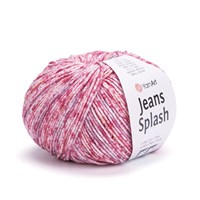 Пряжа YarnArt Jeans Splash 55% хлопок/45% акрил, 50г/160м №941 красный меланж