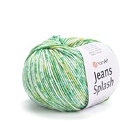 Пряжа YarnArt Jeans Splash 55% хлопок/45% акрил, 50г/160м №946 зеленый меланж