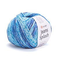 Пряжа YarnArt Jeans Splash 55% хлопок/45% акрил, 50г/160м №944 сине-голубой меланж