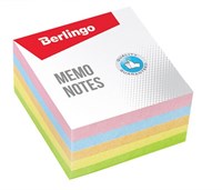 Блок д/записи Berlingo "Standard" 9*9*4,5см, цветной