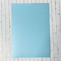 Кардсток жемчужный голубой базовый А4 1 лист 