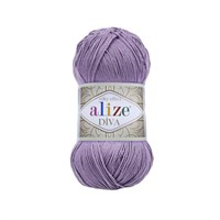 Пряжа Alize Diva 100% микрофибра цв.622 Сиреневый 108275