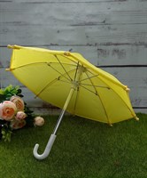Зонтик для игрушек 21см, цв желтый