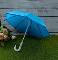 Зонтик для игрушек 21см, цв голубой
