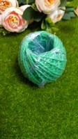 Шпагат джутовый цветной 22гр, цв. зеленый