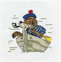 кларт н-р д/вышивания пес моряк 6-069