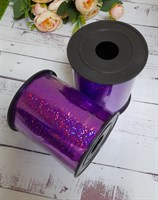 Лента упаковочная фиолетовый голографик 225м, 1 бобина