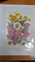 Декор Сухоцветы мини "цветочки" ассорти 10*14см, желтый розовый микс флоксы