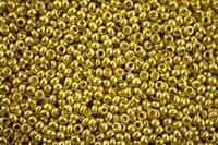 Бисер Чехия preciosa 5гр цв.18181 золотой непрозрачный металлик