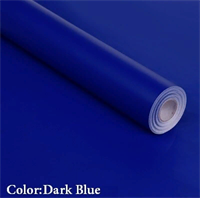 Пленка самоклеющ цветная рулон 45см*10м, цв. синий 