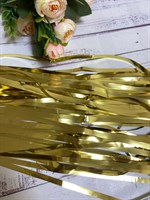 Дождик-шторка 1*2м, цвет светлое золото металлик
