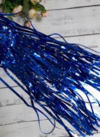 Дождик-шторка 1*2м, цвет серебряные звезды на синем металлик