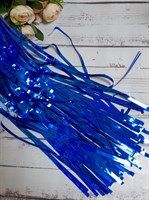 Дождик-шторка 1*2м, цвет синий голографик