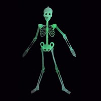 Скелет светящийся флуоресцентный 1шт, 33см