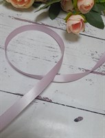 Лента атласная цв бледно-розовый 1см 1 метр