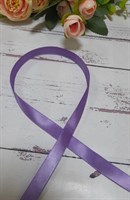 Лента атласная цв фиолетовый 1см 1 метр