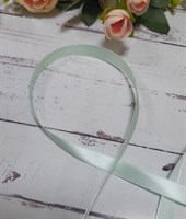 Лента атласная цв бледно-салатовый 1см 1 метр