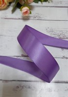 Лента атласная цв фиолетовый 2,5см 1 метр