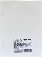 Канва K18 "Gamma" Aida №18 ФАСОВКА 100% хлопок 30х40см белый 