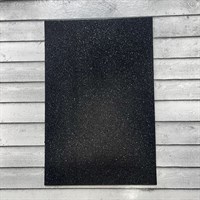 Фоамиран А4 глиттер 1,5мм черный