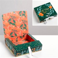 Коробка складная двухсторонняя «Почта новогодняя», 20×18×5см