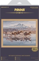 Панна н-р д/вышивки "Золотая серия" "Бегущие по волнам" J-7244 