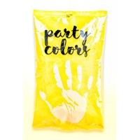 Краска холи фестивальная Party Colors 100гр цвет желтый