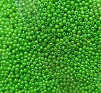 Бисер Preciosa 10/0 20гр Чехия Зеленый перл. (собств. фасовка)