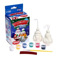 Н-р д/творчества. Роспись ёлочных игрушек «Дед Мороз и снеговик» 3D Art  